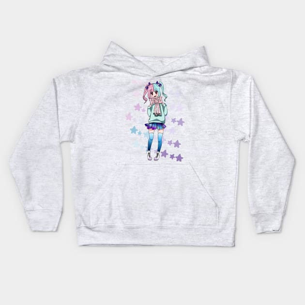 Harajuku girl vol.1 Kids Hoodie by MitsukiHayashi